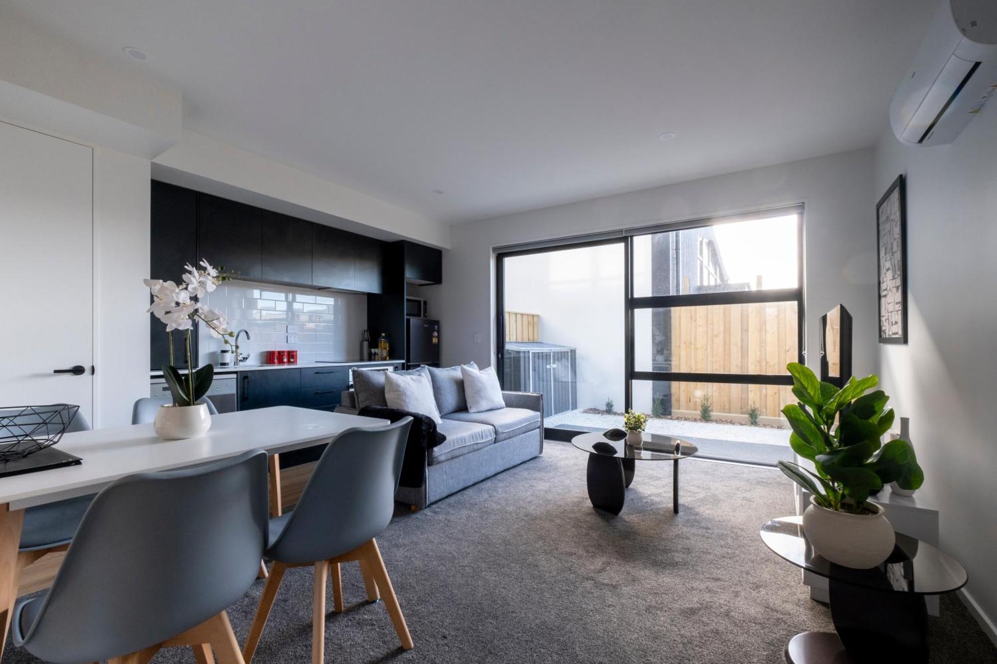 Luxury 2 Bed Townhome In Cbd Christchurch Exterior foto