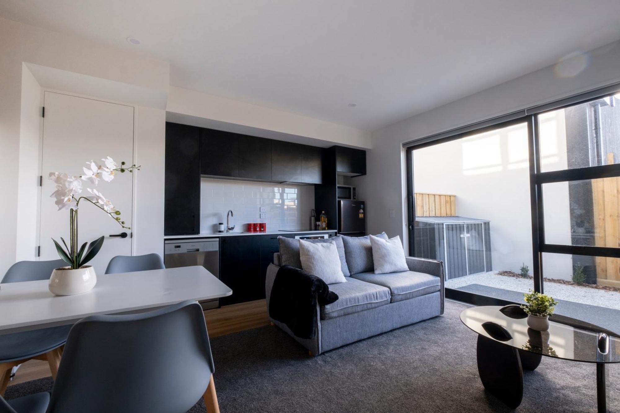 Luxury 2 Bed Townhome In Cbd Christchurch Exterior foto