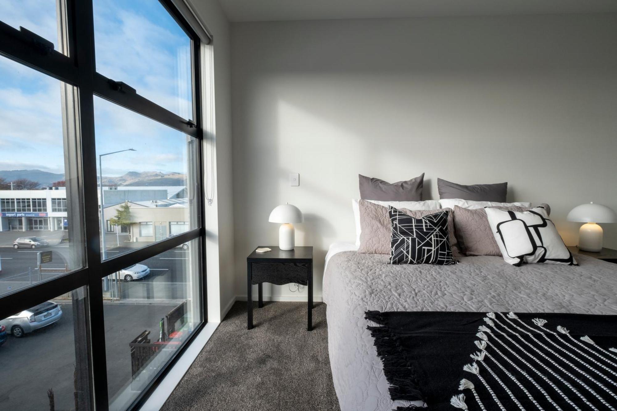 Luxury 2 Bed Townhome In Cbd Christchurch Exterior foto