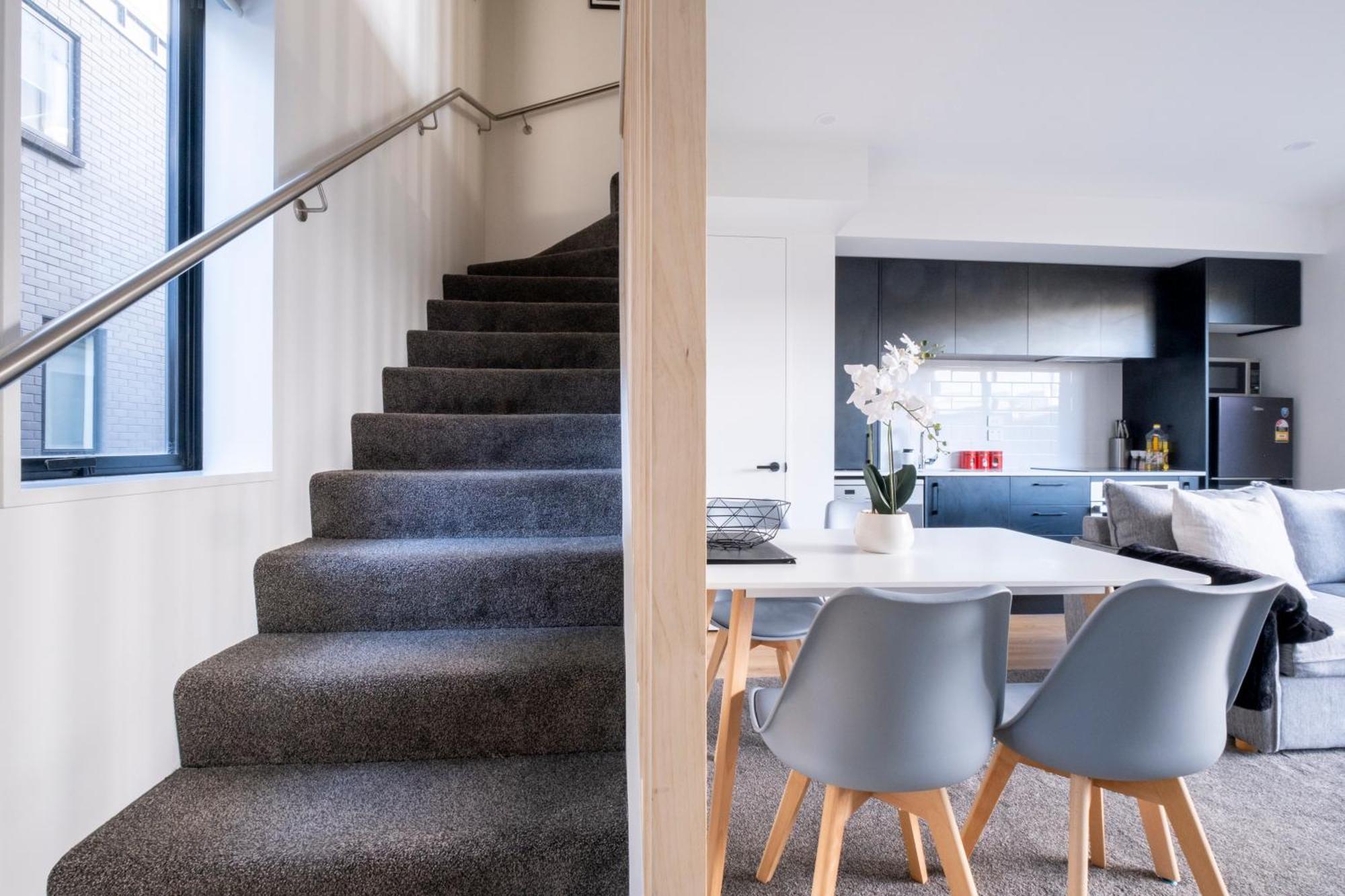 Luxury 2 Bed Townhome In Cbd Christchurch Exterior foto